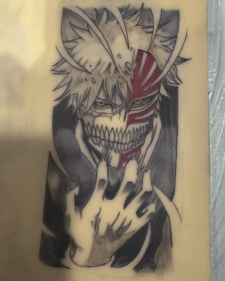 Anime Tattoo by Juan's Tattoo Shop in Garland, Texas